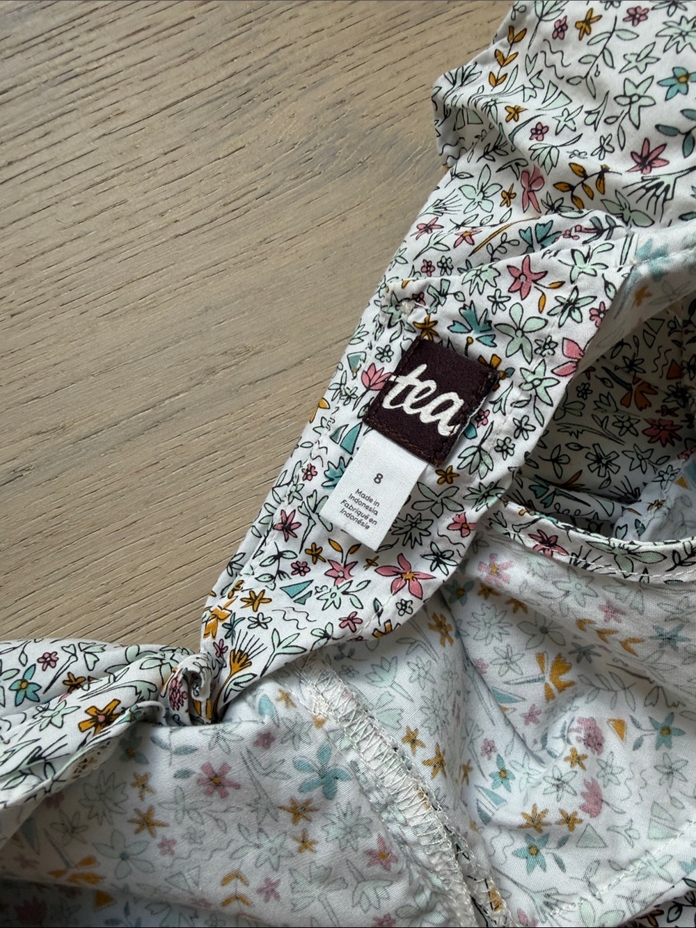 Tea Collection White Floral Ruffle Dress - Picture 2 of 3